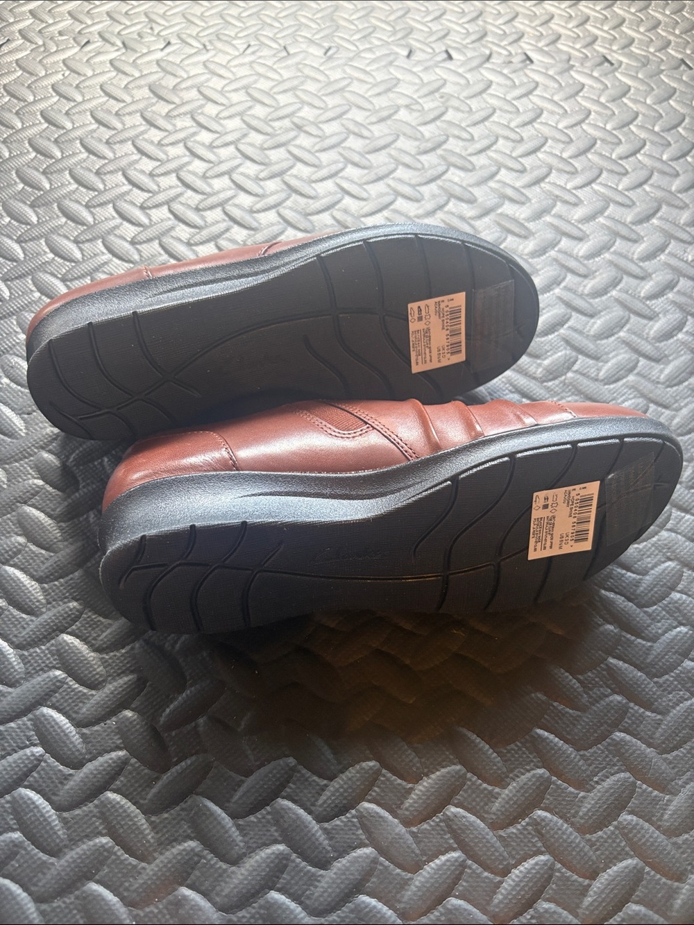 Clarks Women's Brown Slip-On Loafers - Picture 2 of 3